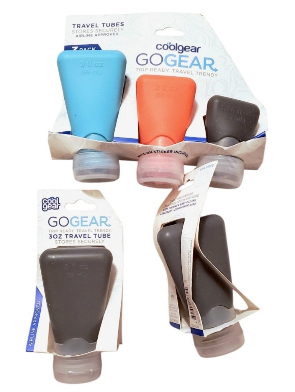 Silicone Squeezable Travel Tubes